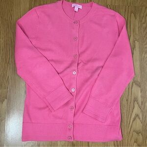 Lilly Pulitzer pink button down cardigan